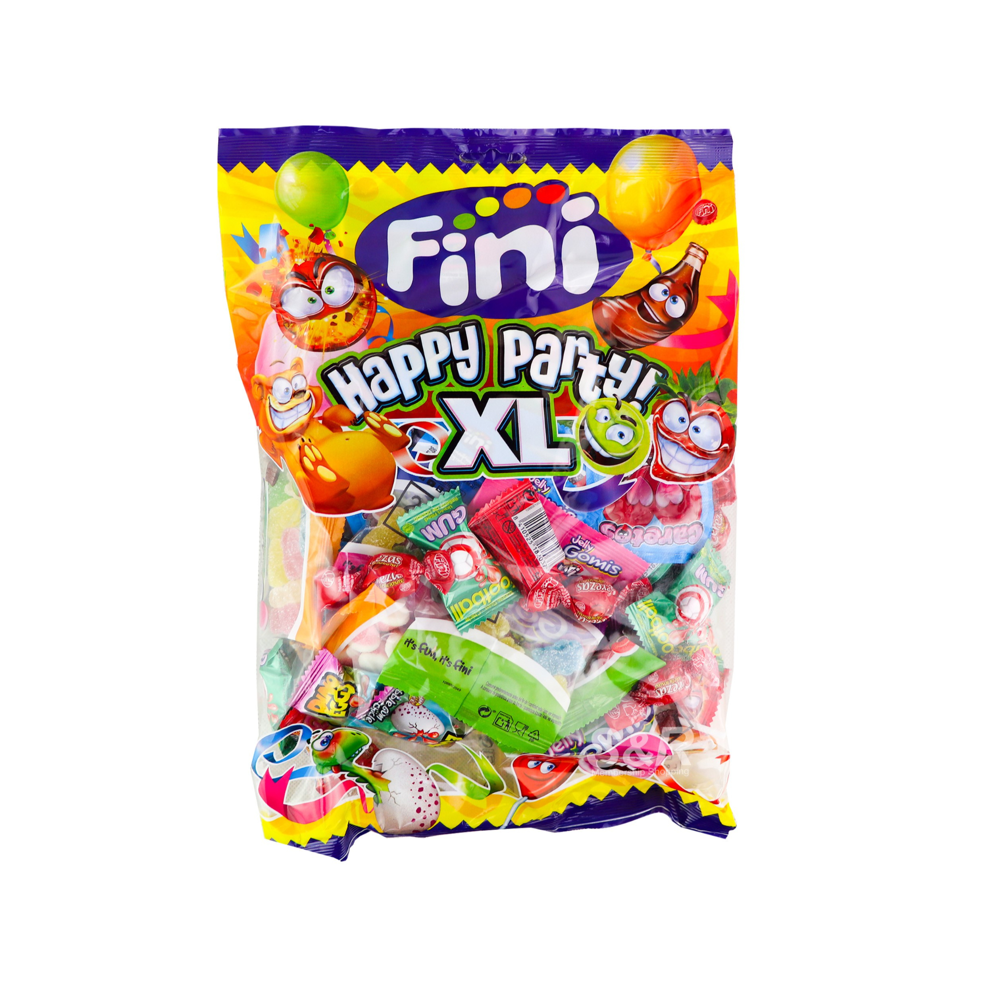Fini Happy Party XL Assorted Candies 500g Fini Happy Party XL Assorted Candies 500g